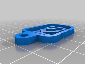 ks llaveros personalizado 3d print model - Mito3D