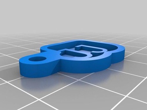 jj Schlüsselanhänger angepasst 3d print model - Mito3D
