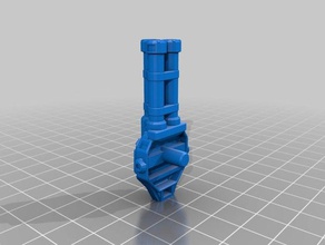 scrappergauntlet triblaster 52mm toy game accessories 3d print model - Mito3D