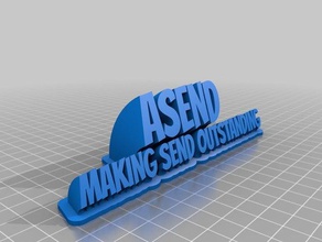 asend office angepasst 3d print model - Mito3D