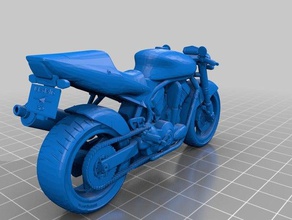 printle Motorrad Skulpturen 3d print model - Mito3D