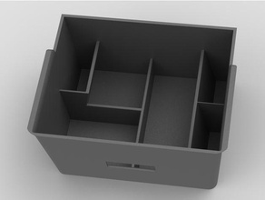 la consola central organizador tesla model 3 automotriz 3d print model - Mito3D