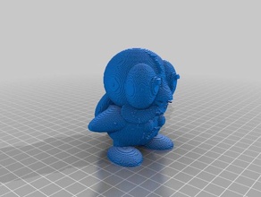 3d-slash Kopie pokemon piplup andere 3d print model - Mito3D