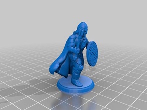 barbare guerrier mace type 1 toy game accessories barbarians dnd fighter minatures mini pathfinder raider raiders seafarers soldier units vikings du clan les guerriers 3d print model - Mito3D