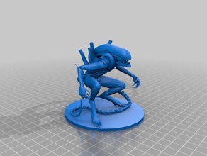 alien desea más alcanzar los 100 likes 3d la impresión fresco modle película 3d print model - Mito3D