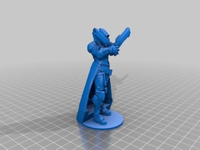 reaper overwatch 3d impressão jogos modelo 3d print model - Mito3D