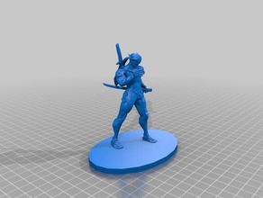 genji overwatch 3d printing cool games modle 3d print model - Mito3D