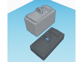 l'isola di pasqua tessuto testa coperchio della scatola arredamento 3d print model - Mito3D