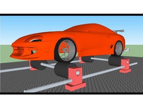 dyno rc auto i veicoli bering hobby radio controllo rod ruota 3d print model - Mito3D