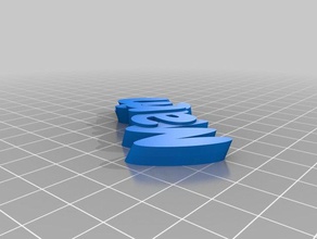 martin keychains customized 3d print model - Mito3D