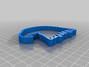 woodbadge aquila cookie cutter 3d stampa 3d print model - Mito3D