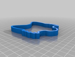 woodbadge fox cookie cutter 3d printing 3d print model - Mito3D