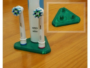 oral holder bathroom 3d print model - Mito3D