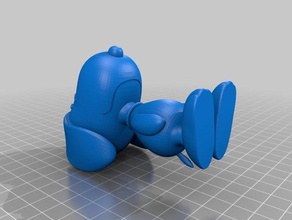 snoopy 3d stampa 3d print model - Mito3D