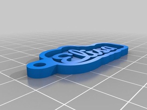 elisa llaveros personalizado 3d print model - Mito3D