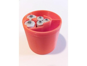 survival kit wasserdicht Batterie Gehäuse sport im freien 3d print model - Mito3D