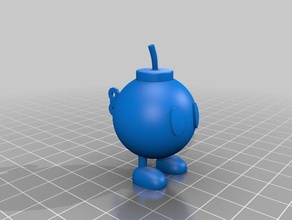 bob-omb les créatures Modèle 3d 3dmodel la bombe mario de nintendo jouet jouets 3d print model - Mito3D