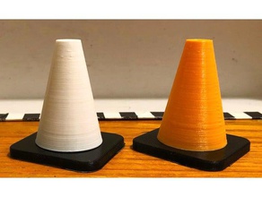 traffic cone Stift mit Halter Requisiten 3d print model - Mito3D