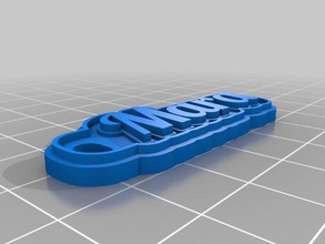 mara Schlüsselanhänger angepasst 3d print model - Mito3D