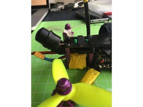 axii tutucu mini reverb 3d baskı drone dürtü rc quadrocopter tbs birleştirmek 3d print model - Mito3D