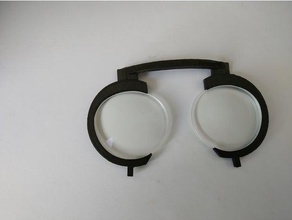 oculus rift lens mount video games cv1 3d print model - Mito3D