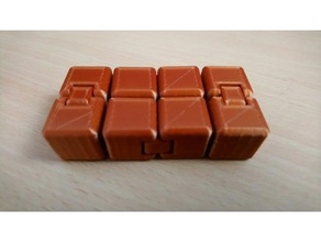 fidget cubo de fácil impresión mecánica los juguetes juguete 3d print model - Mito3D