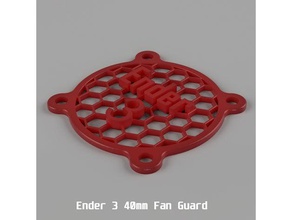 ender 3 40mm fan guard 3d yazıcı parçaları 3d print model - Mito3D