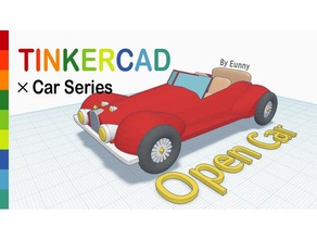 açık araba tinkercad modelleri eunny mini minyatür opencar oyuncak 3d print model - Mito3D