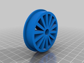 spool holder 52mm race wheel low friction m8 3d printer accessories filament 3d print model - Mito3D