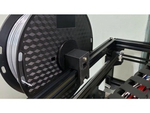 filament spool holder bearings 20x20 t-slot 3d printer accessories aluminum extrusion wheel 3d print model - Mito3D