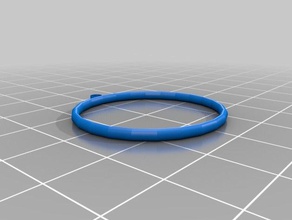 Ohrring hoop 3d drucken 3d print model - Mito3D