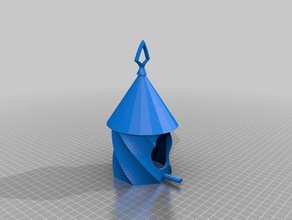 birdhouse 3d stampa 3d print model - Mito3D