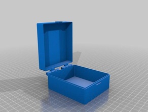hinged box ohne trennung organization customized 3d print model - Mito3D
