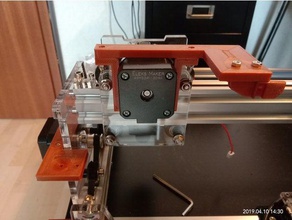 cable chain mount eleksmaker a3 pro machine tools laser engraver 3d print model - Mito3D