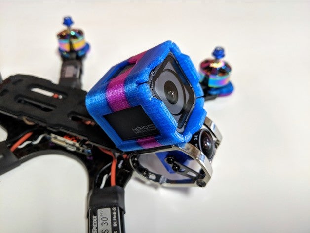 armattan marmotte yüksek oturum mount kol rc araç gerçek kahraman 5 6 7 koruyucu runcam 3D print model - Mito3D