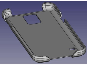 galaxy s5 Körper grundlegende cover mobile Telefon samsung 3d print model - Mito3D
