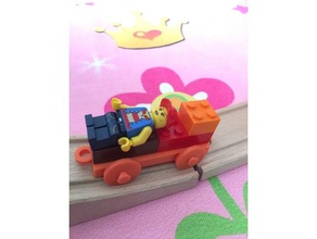 trem de lego ikea brinquedos jogos compatível modelos trens 3d print model - Mito3D