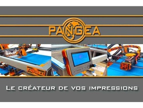 supporto doppio &eacutecran pangea 3d la stampante accessori pangeapro pangeaxl 3d print model - Mito3D