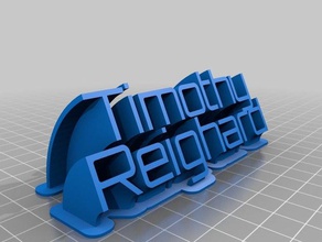 tim de la oficina personalizado 3d print model - Mito3D