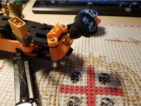 puda geizig seitliche Netzkabel-support rc Fahrzeuge Drohne d240 xt60 3d print model - Mito3D