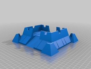 ancient tomb bunker buildings structures necron warhammer 40000 40k 3d print model - Mito3D