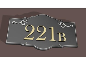221b di baker st sherlock holmes famiglia street 3d print model - Mito3D