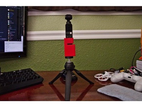 dji osmo pocket tripod mount cover stand camera 3d print model - Mito3D