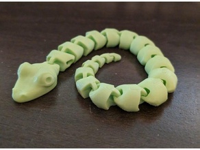 articulated snake toys games 3d print model - Mito3D
