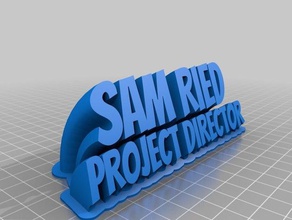 project director office customized 3d print model - Mito3D