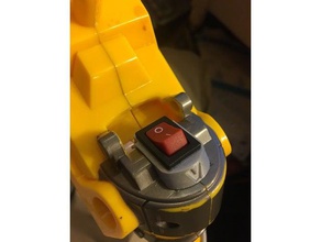 vulcan superior placa de interruptor brinquedo jogo os acessórios nerf blaster gun mod 3d print model - Mito3D