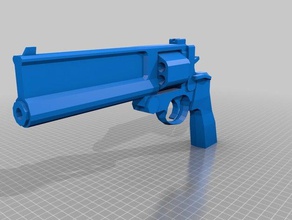 tornado-6 arma prop adereços cosplay ficção metal gear solid 5 mgs mgsv ocelot revólver revolver vídeo do jogo 3d print model - Mito3D