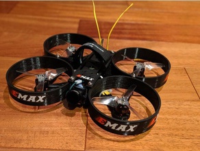 cinewhoop de 3 pouces rc des véhicules le papillon cadre la photographie quadricoptère quadcopter frame lisse 3d print model - Mito3D
