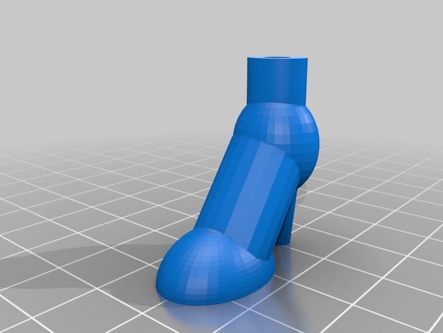 bratz doll shoe foot 3d printing 3D print model - Mito3D