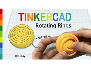 rotating rings tinkercad models allinone eunny 3d print model - Mito3D